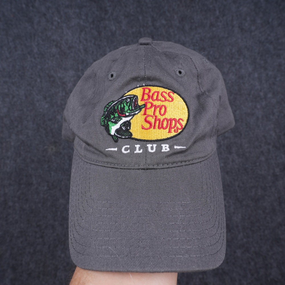 Bass Pro Shops Club Hat Unisex OSFA Gray Excellent Adjustable Cotton Cap
